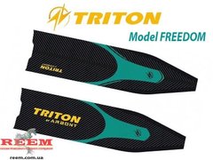 Карбоновые лопасти TRITON Model FREEDOM (строй J) синие