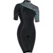 Мокрый женский гидрокостюм Bare Elate Shorty 2 mm черно-серый, размер: 14