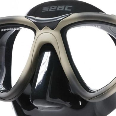 маска для підводного полювання ONE Combat (черно-зеленая) SEAC SUB
