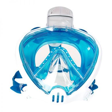 Маска для підводного плавання полнолицевая Marlin Full Face White/blue