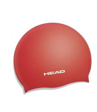 Шапочка для плавання дитяча HEAD SILICONE FLAT (червона)