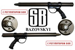 Подводное ружье зелинка ЗИМ-17 (Саши Базовского) 550мм, 2/3, с регулятором силы боя, дюраль