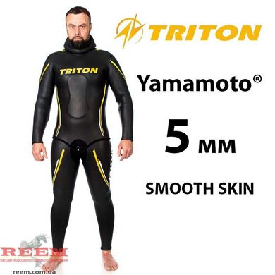 Гидрокостюм TRITON 5 мм Smooth Skin (гладкий)/открытая пора, Ямамото 39