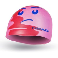 Шапочка для плавання HEAD SILICONE SKETCH FLOW (рожева з малюнком)
