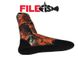 Шкарпетки для підводного полювання Filefish 5 мм, нейлон/открытая пора, камуфляжные