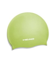 Шапочка для плавания детская Head Silicone Flat Jr (зелена)