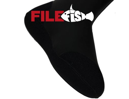 Носки для подводной охоты Filefish 10 мм, гладкая/открытая пора (ямамото) с обтюрацией, анатомические