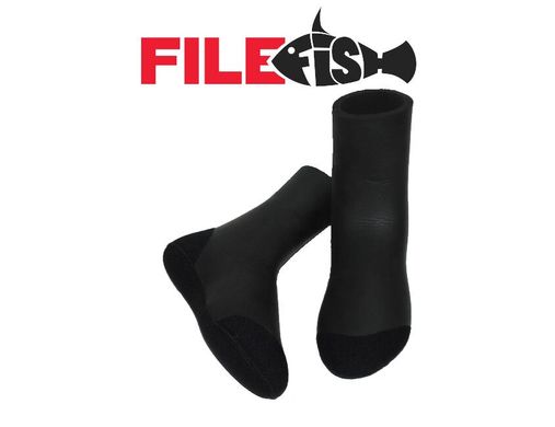 Шкарпетки для підводного полювання Filefish 10 мм, гладкая/открытая пора (ямамото) с обтюрацией, анатомические