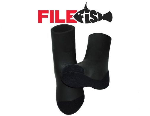 Шкарпетки для підводного полювання Filefish 10 мм, гладкая/открытая пора (ямамото) с обтюрацией, анатомические