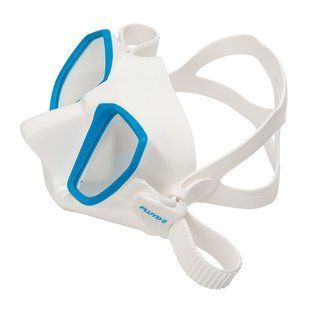 Маска для подводной охоты Salvimar Noah WHITE-BLUE, белая с синим