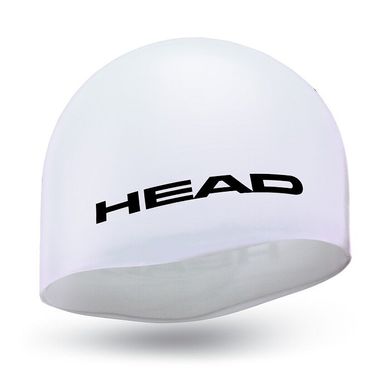 Шапочка для плавання HEAD SILICONE MOULDED (біла)