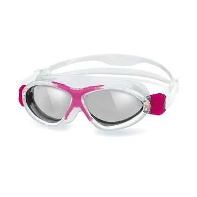 Очки-маска для плавання детские HEAD MONSTER JUNIOR+ стандартне покриття (розово-дымчатые)