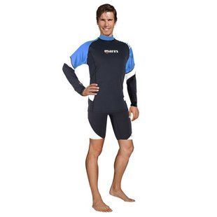 Лонгслів чоловічий Mares Rash Guard Loose Fit UPF 30+ чорно-синій S