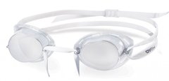 Очки для плавания HEAD RACER TPR + зеркальное покрытие (димчасто-серебристые)