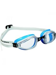 Очки для плавания Michael Phelps K180 LADY, WH/BAIA L/DK (бело-голубые; линзы-темные)