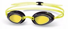 Очки для плавания HEAD STEALTH LSR зеркальное покрытие (черно-желтые)