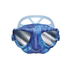Маска C4 PLASMA ocean camo blu mirrored lenses (двухстекольная, малообъёмная, антиблик)