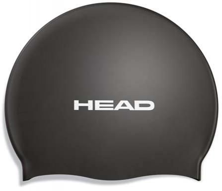 Шапочка для плавання HEAD SILICONE FLAT (чорна)