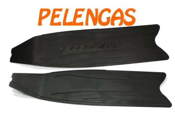 Лопасти для ласт подводной охоты пластиковые Pelengas Black, средней жесткости