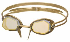 Очки для плавания HEAD DIAMOND + зеркальное покрытие (золотые)