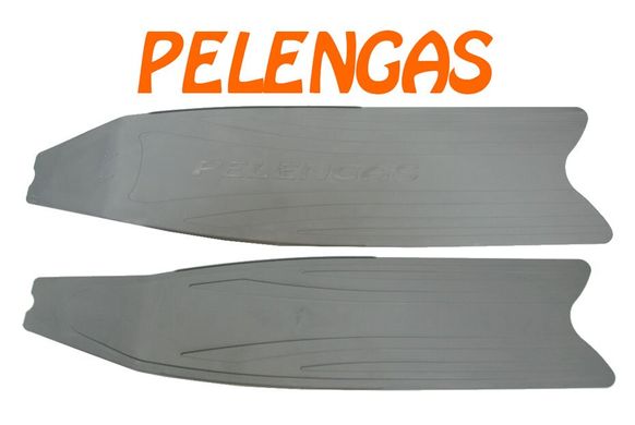 Лопасти для ласт подводной охоты пластиковые Pelengas Grey,(soft)