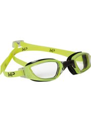 Очки для плавания Michael Phelps XCEED YL/BLK L/CL (желто-черные; линзы прозрачные)
