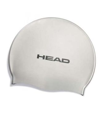 Шапочка для плавання HEAD SILICONE FLAT (біла)